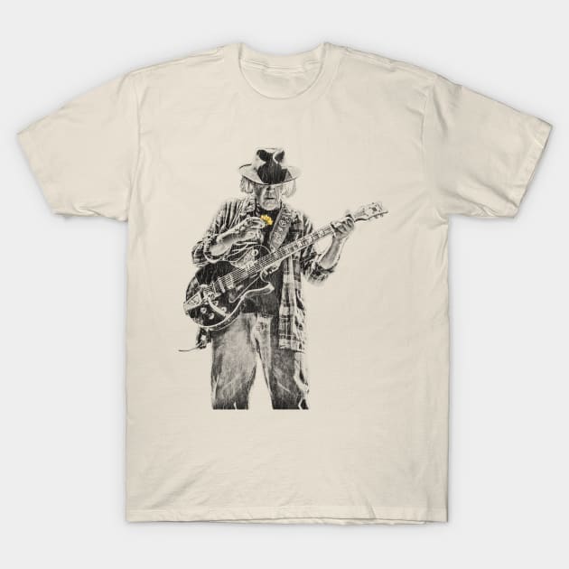 Neil Young Retro Vintage T-Shirt by TuoTuo.id